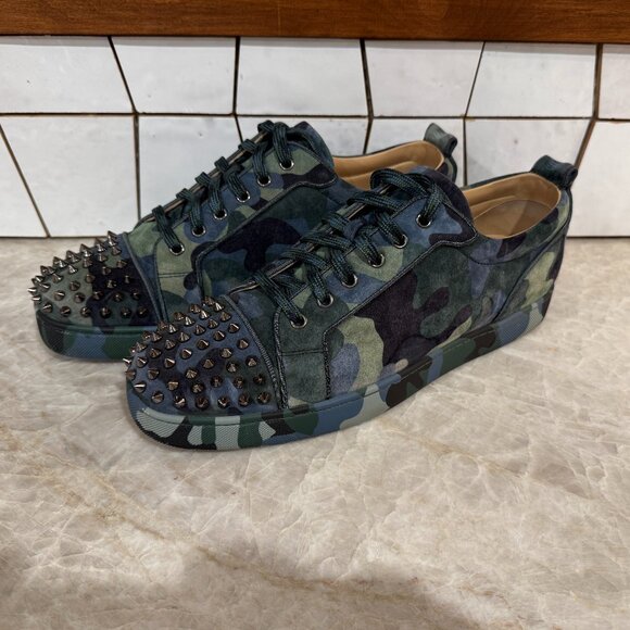 Christian Louboutin Louis Junior Spikes Orlato Sneakers Size 44